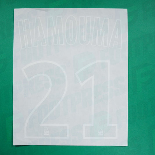 Flocado Oficial - AS Saint-Etienne, Hamouma, 2016/2017, Visitante, Verde (ASSE)