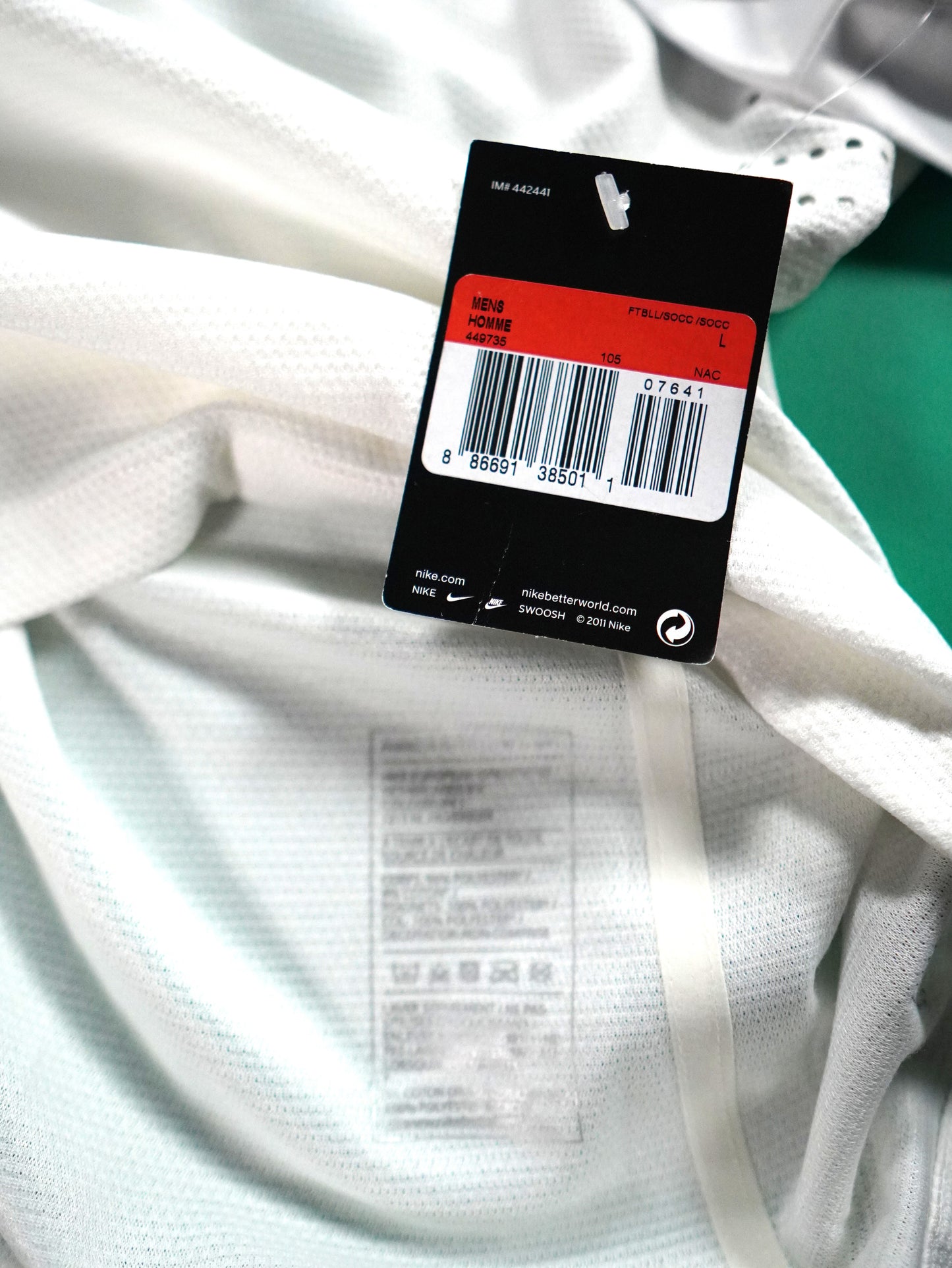 Maillot Officiel - France, 2012, Away, Stock Pro, (L), BNWT