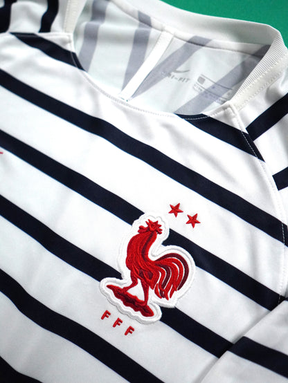 Maillot Officiel - France, 2018, 2 étoiles, Pré-Match, Boutique, BNWT, (L)