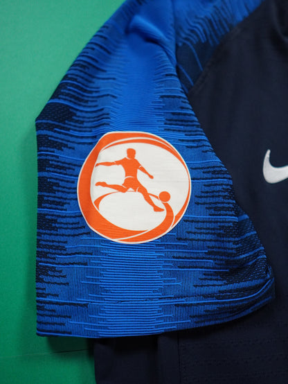 Maillot Officiel - France, 2018, Home, Porté, (L), N°#15, Patchs EURO U17 + Respect