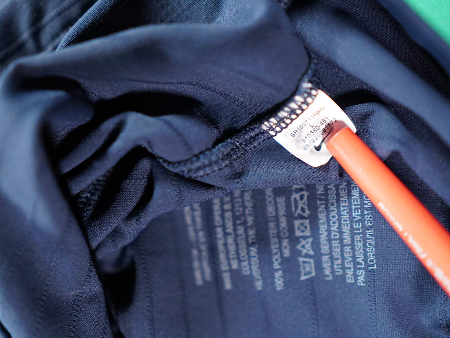 Maillot Officiel - France, 2018, Home, Porté, (L), N°#15, Patchs EURO U17 + Respect