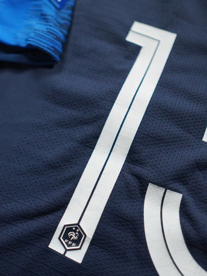 Maillot Officiel - France, 2018, Home, Porté, (L), N°#15, Patchs EURO U17 + Respect