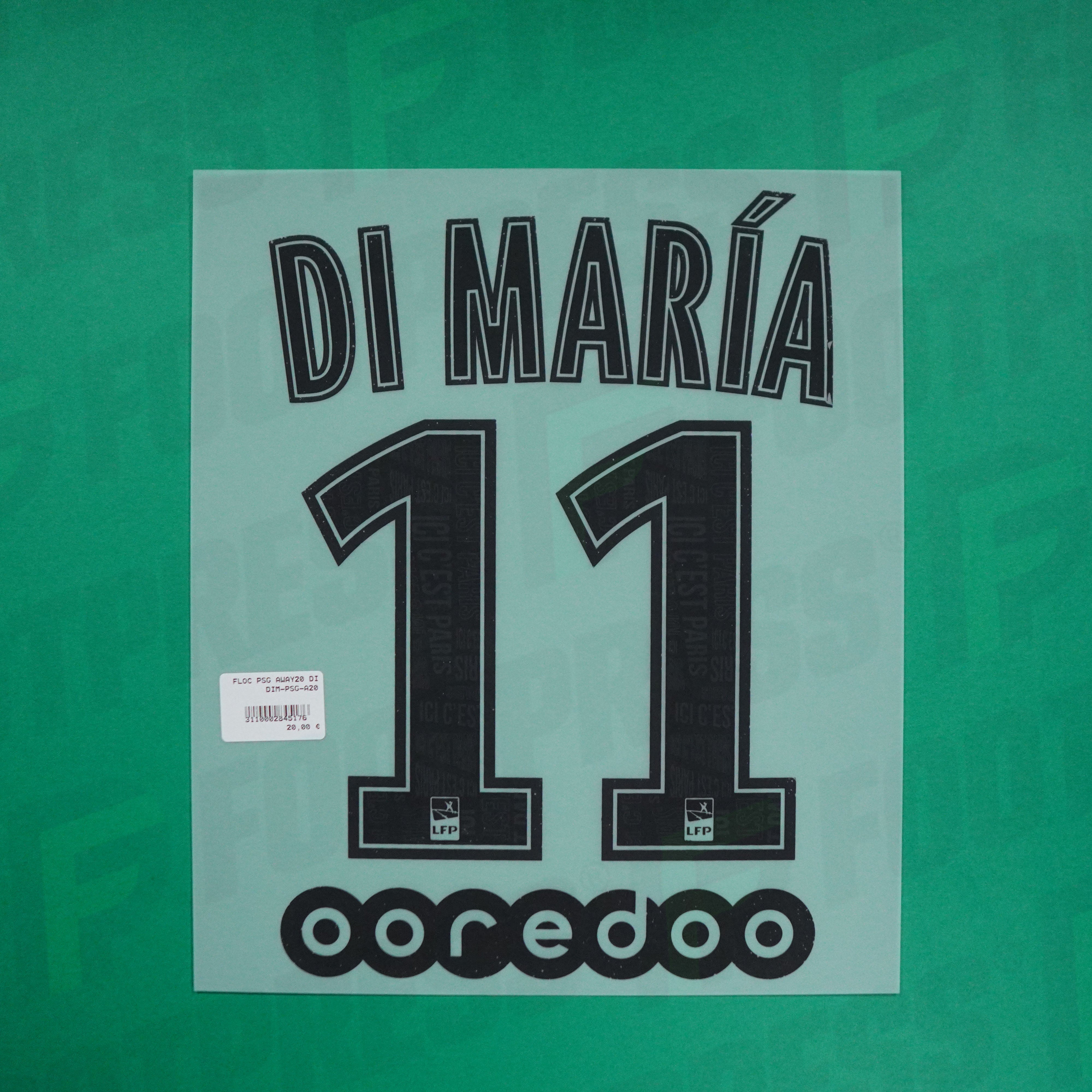 Flocage Officiel Di Maria 11 Pour Maillot Extérieur PSG 2019 2020 Toutes Tailles Homme 565117 Flocage Officiel Di Maria 11 Pour Maillot Extérieur PSG 2019 2020 Toutes Tailles Homme 565117