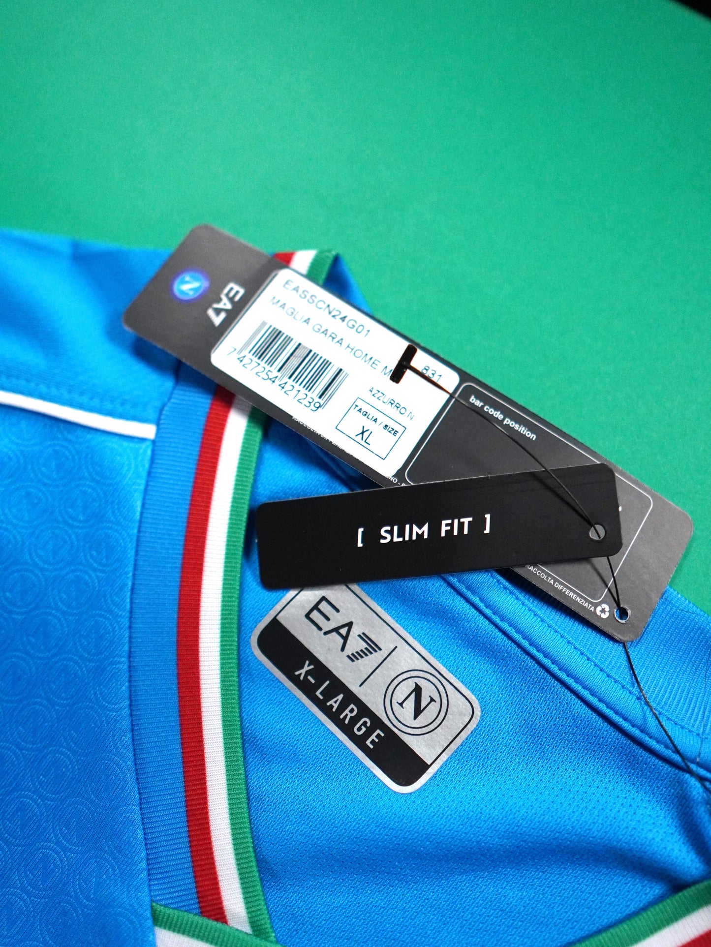 Maillot Officiel - Napoli SSC, 2023/2024, Home, Player Boutique, (XL), BNWT, Patch Scudetto