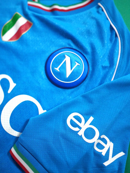 Maillot Officiel - Napoli SSC, 2023/2024, Home, Player Boutique, (XL), BNWT, Patch Scudetto