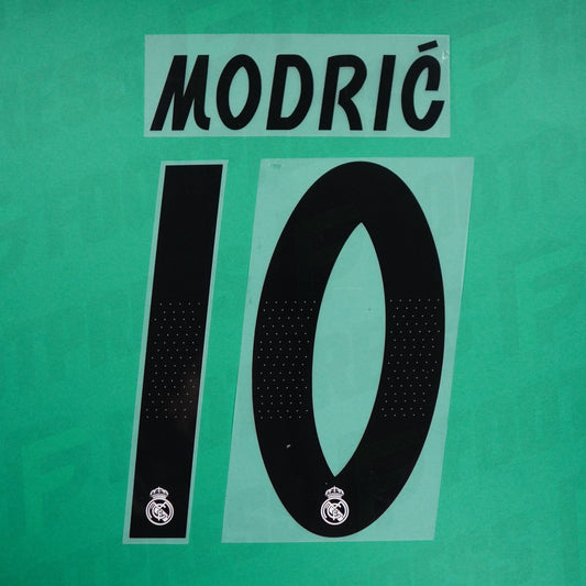 Flocado Oficial - Real Madrid, Modric, 2018/2019, Local, Negro