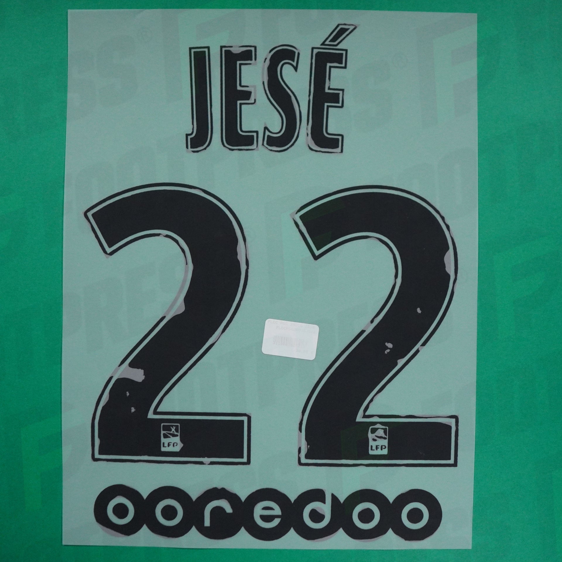 Flocage Officiel - Paris Saint-Germain, Jesé, 2016/2017, Home, Blanc ( – Footpress