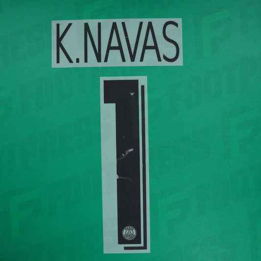 Flocado Oficial - Paris Saint-Germain, Navas, 2019/2020, Local LDC, Negro (PSG)