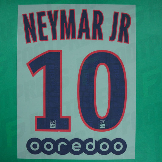 Official Nameset - Paris Saint-Germain, Neymar JR, 2019/2020, Third, Blue (PSG)