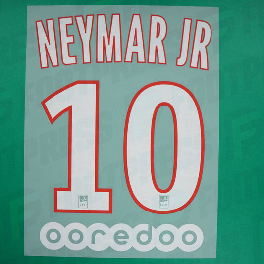 Flocado Oficial - Paris Saint-Germain, Neymar JR, 2019/2020, Local, Blanco/Rojo (PSG)
