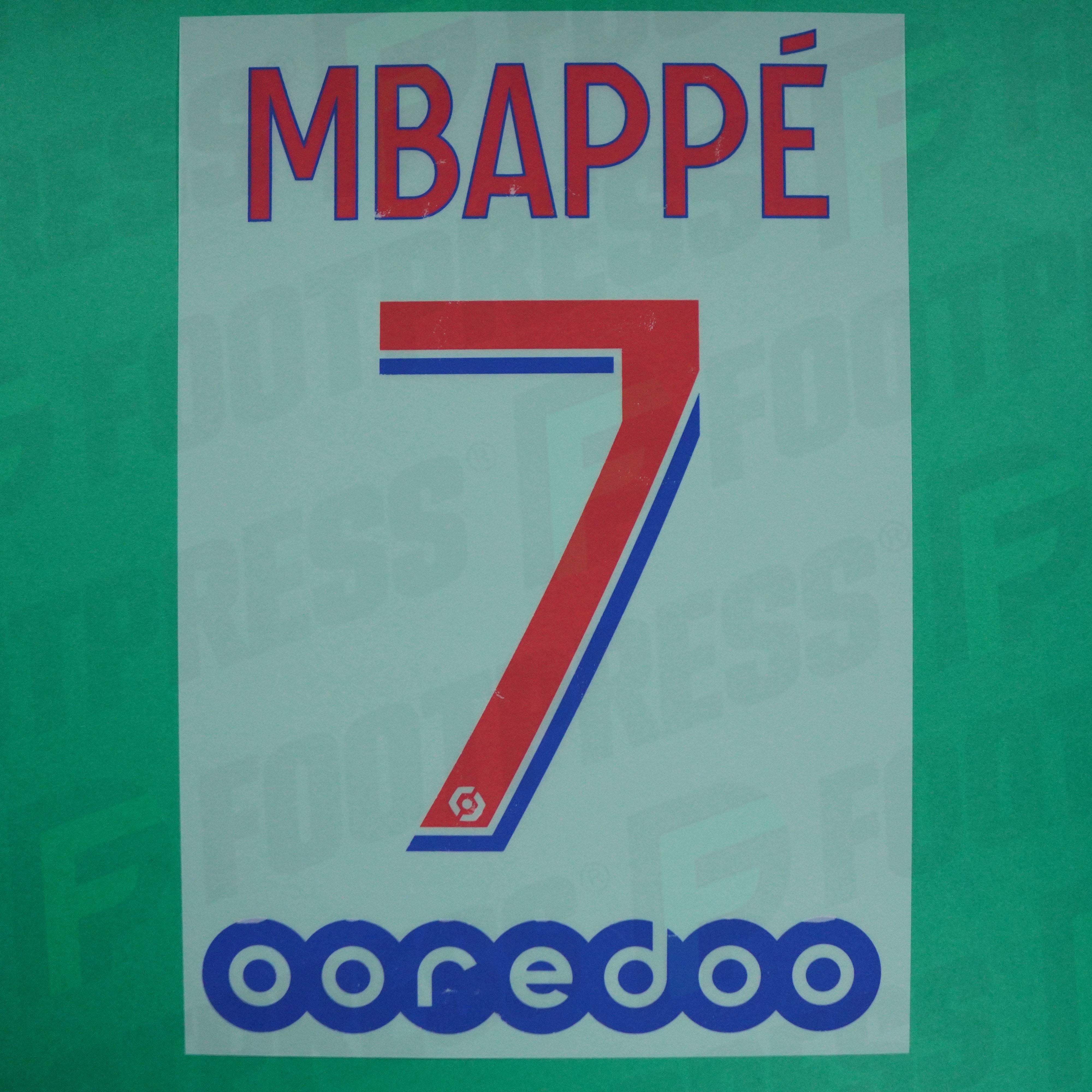 Flocage Officiel - Paris Saint-Germain, Mbappé, 2023/2024, Away LDC, B – Footpress Flocage Officiel - Paris Saint-Germain, Mbappé, 2023/2024, Away LDC, B – Footpress