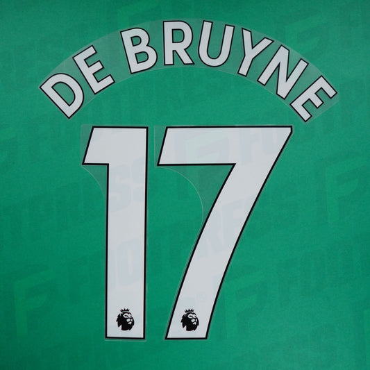Flocado Oficial - Manchester City, De Bruyne, 2019-2023, Premier League, Blanco