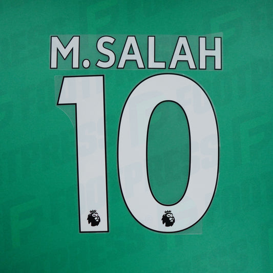 Flocado Oficial - Liverpool, Salah 10, 2019-2023, Premier League, Blanco