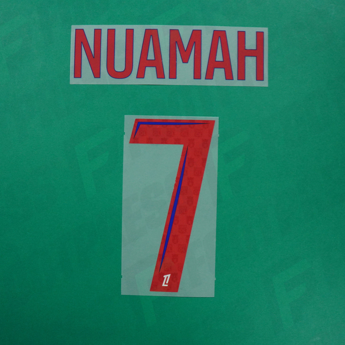 Flocage Officiel - Olympique Lyonnais, Nuamah, 2026/2027, Home, Rouge