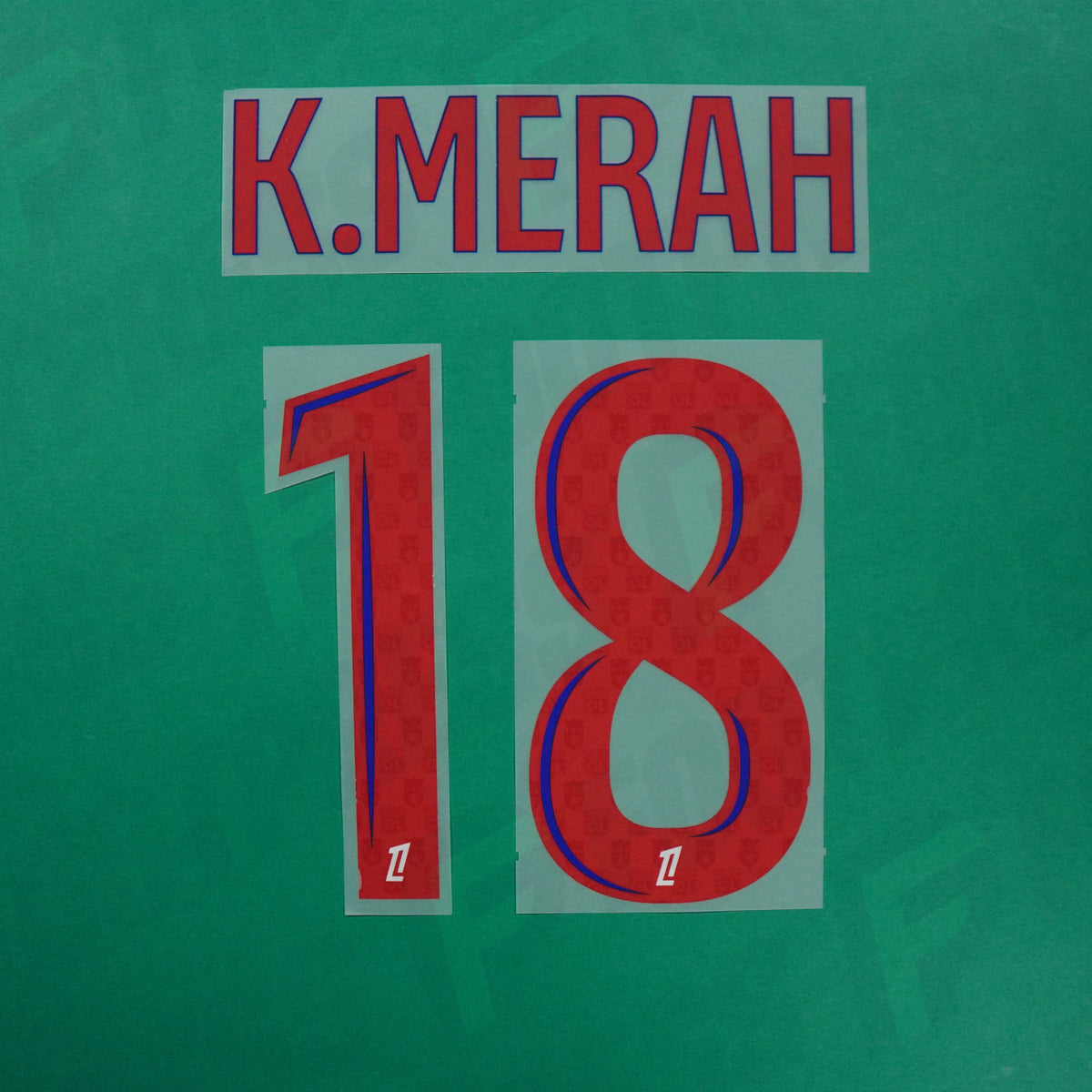 Flocage Officiel - Olympique Lyonnais, K. Merah, 2026/2027, Home, Rouge