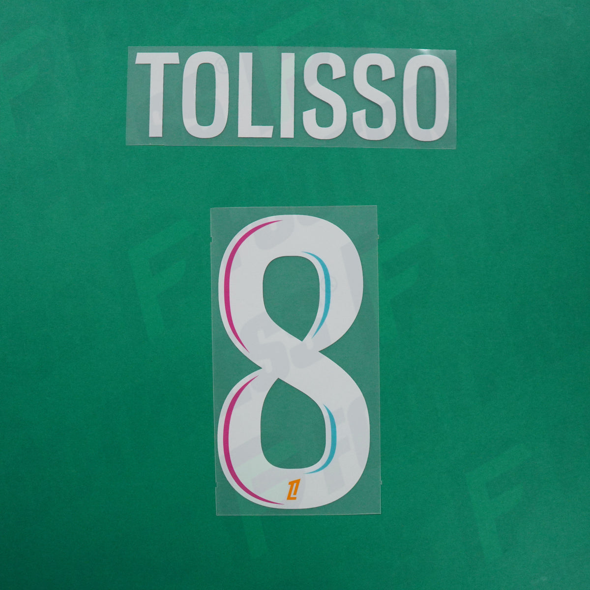 Flocage Officiel - Olympique Lyonnais, Tolisso, 2026/2027, Third, Blanc/Rose-Bleu