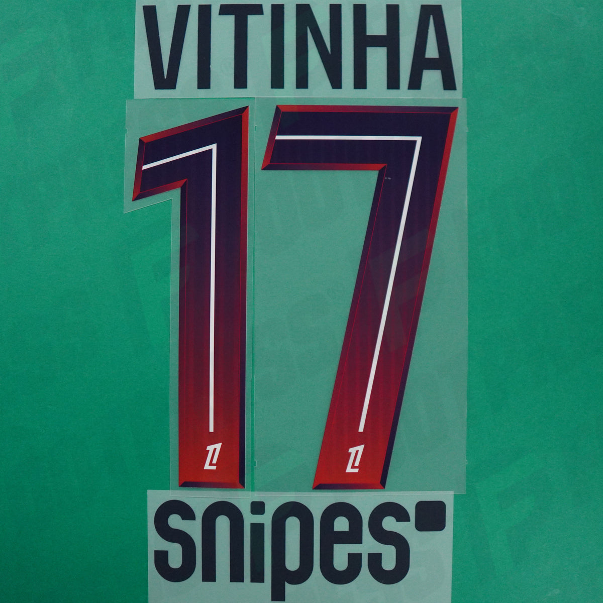 Flocage Officiel - Paris Saint-Germain, Vitinha, 2026/2027, Away + Snipes, Bleu foncé/Rouge