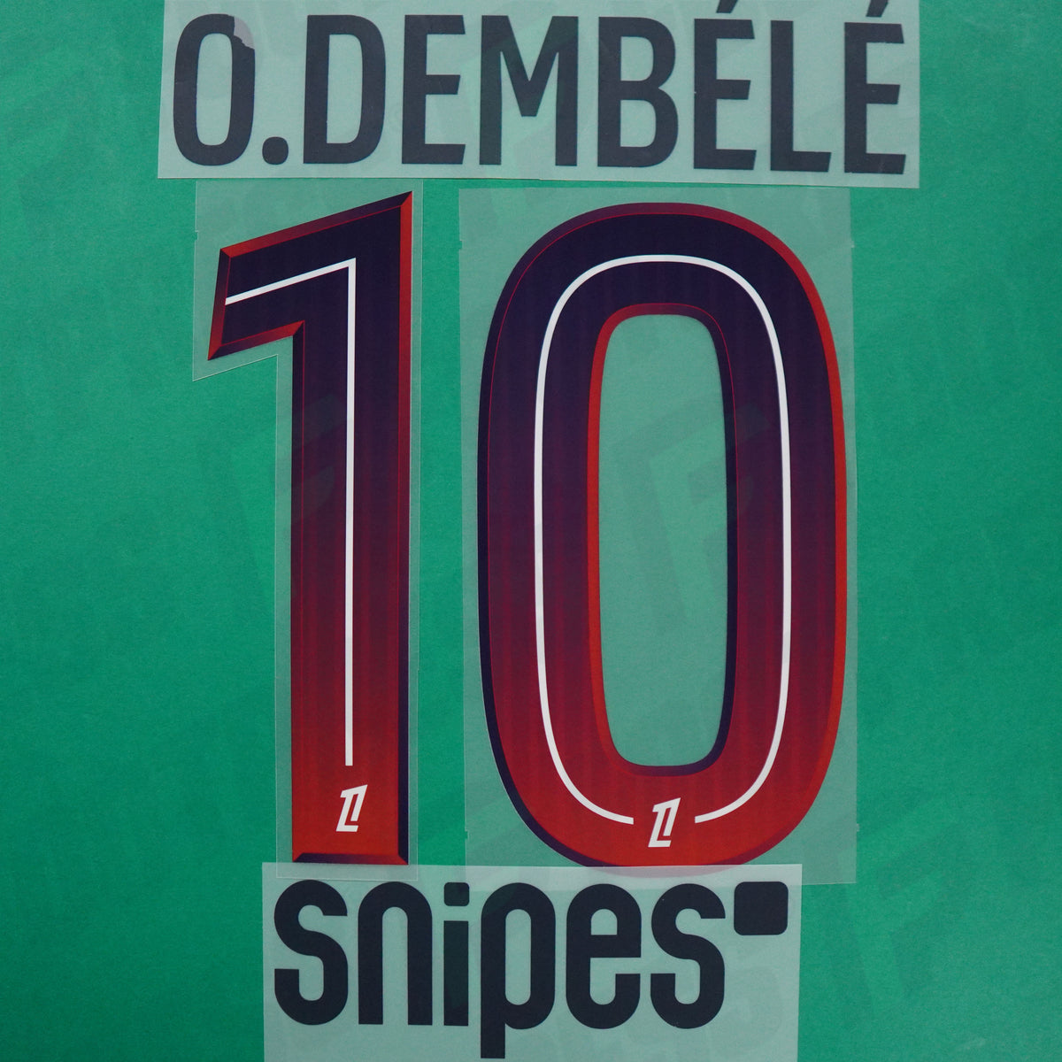 Flocage Officiel - Paris Saint-Germain, Dembélé, 2026/2027, Away + Snipes, Bleu foncé/Rouge