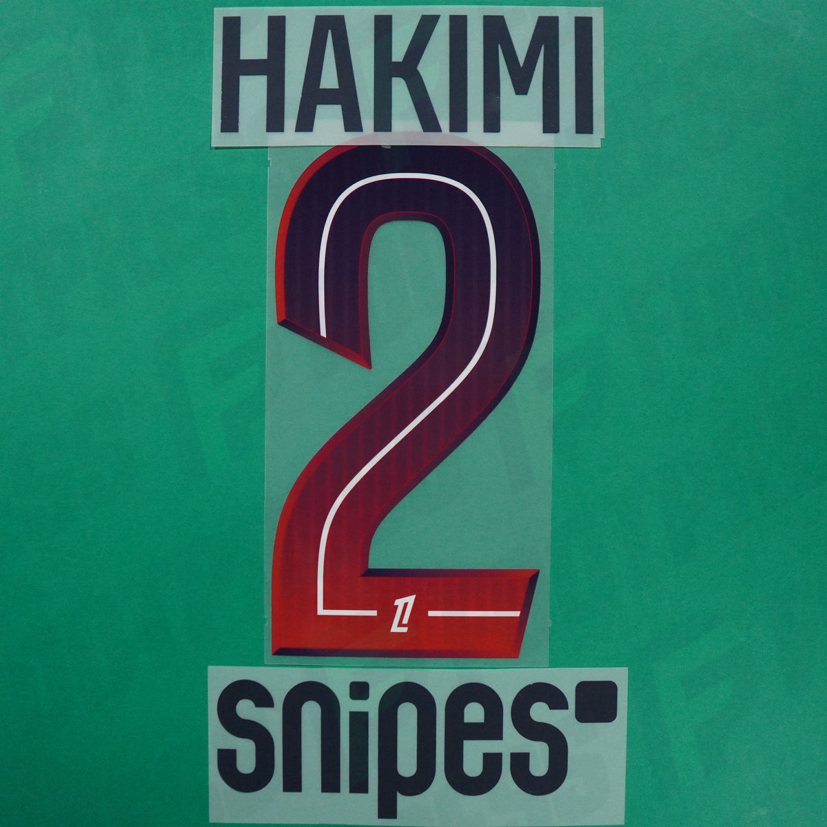 Flocage Officiel - Paris Saint-Germain, Hakimi, 2026/2027, Away + Snipes, Bleu foncé/Rouge