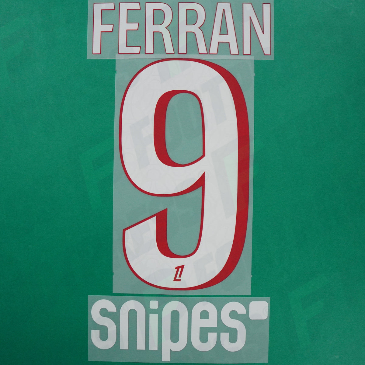 Flocage Officiel - Paris Saint-Germain, Ferran Torres, 2026/2027, Home + Snipes, Blanc/Rouge