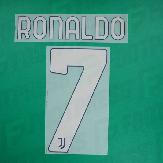 Flocado Oficial - Juventus, Ronaldo, 2020/2021, Visitante, Gris