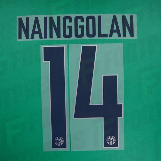 Official Nameset - Inter Milan, Nainggolan, 2018/2019, Third, Gray