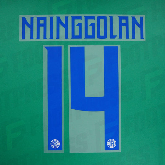 Official Nameset - Inter Milan, Nainggolan, 2018/2019, Away, Blue