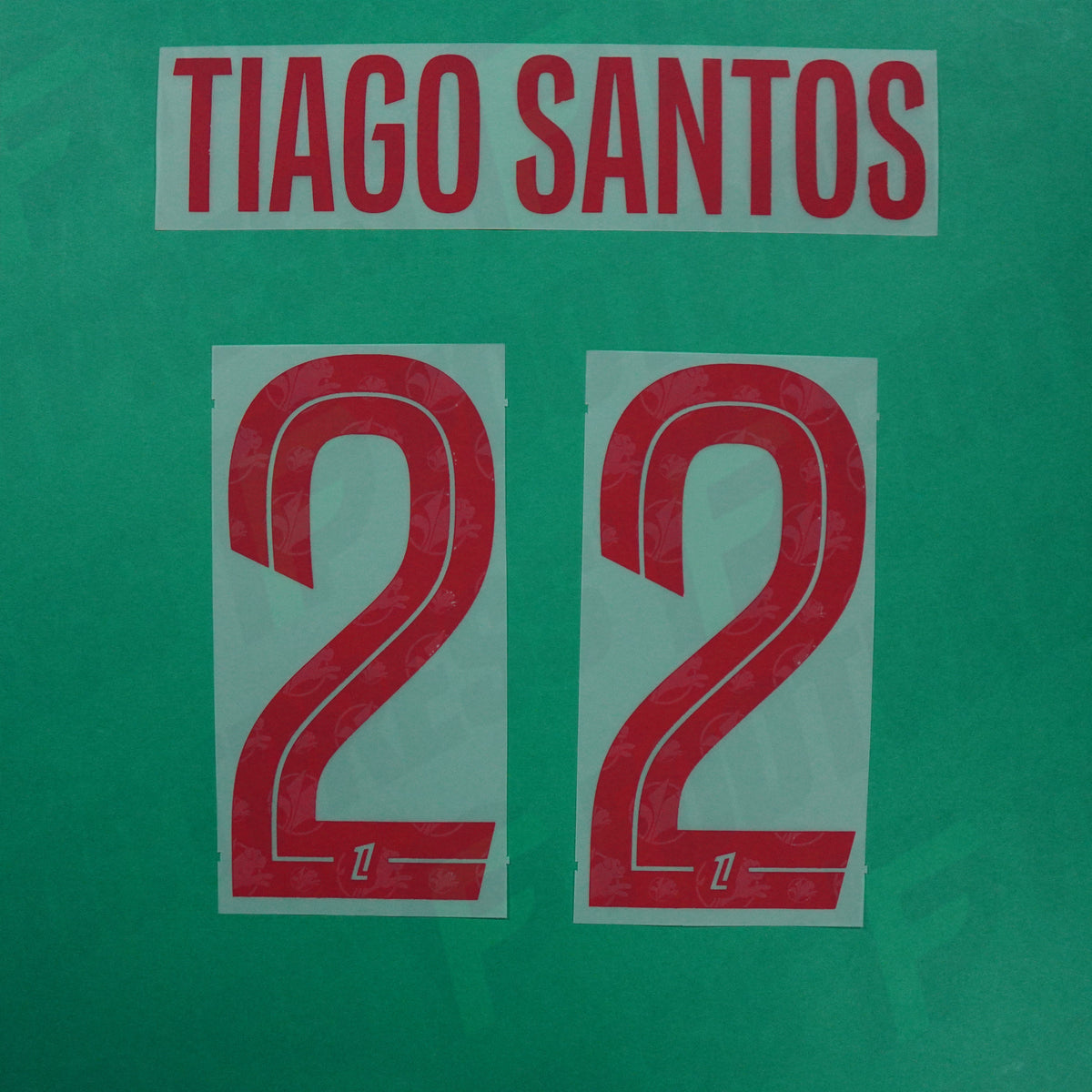 Flocage Officiel - Lille OSC, Tiago Santos, 2026/2027, Away, Rouge