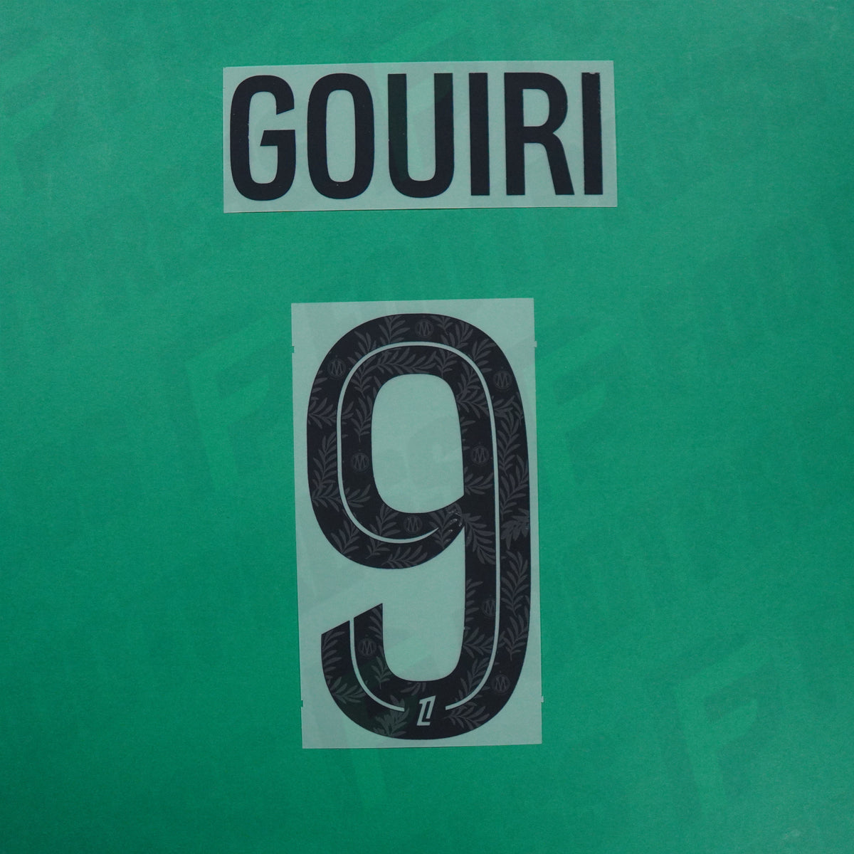 Flocage Officiel - Olympique de Marseille, Gouiri, 2026/2027, Third, Noir