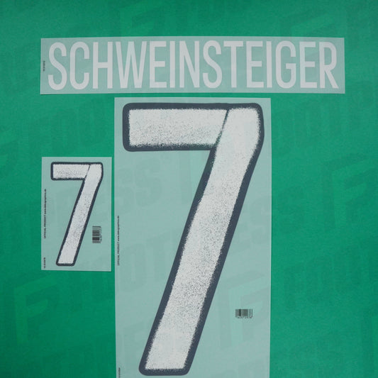 Official Nameset - Germany, Schweinsteiger, Euro 2016, Away, White
