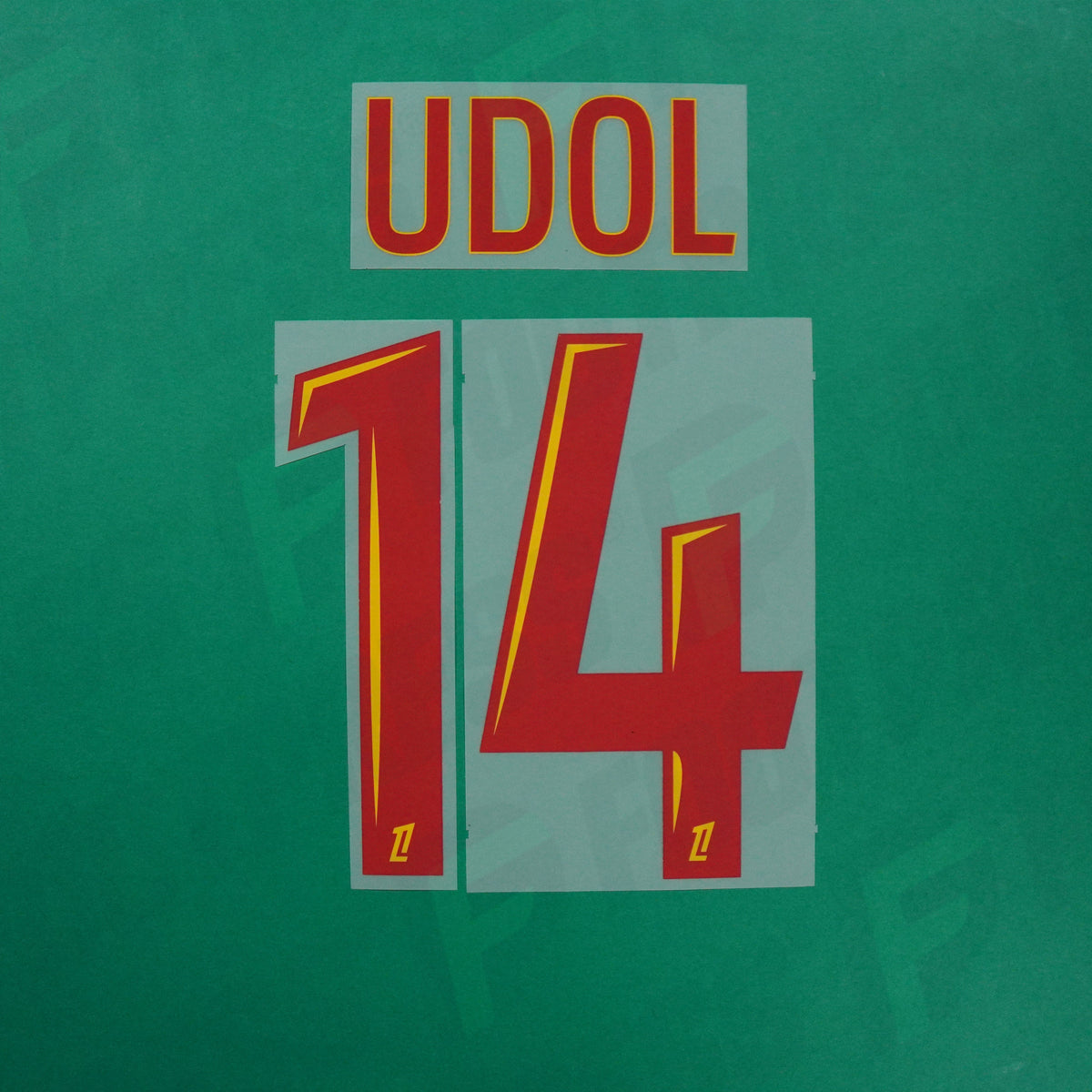 Flocage Officiel - RC Lens, Udol, 2025/2026 2026/2027, Home, Rouge/Jaune
