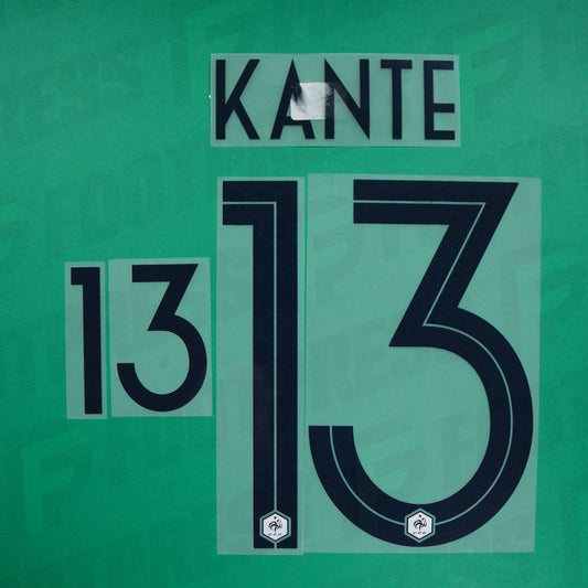 Flocado oficial - Francia 1 estrella, Kanté, WC 2018, Visitante, Azul,