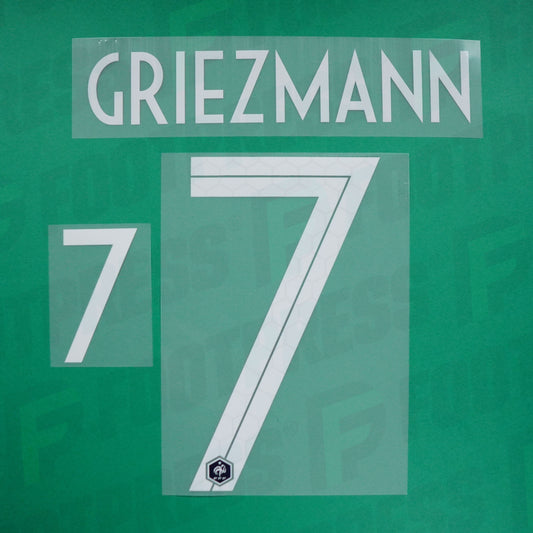Flocado oficial - Francia 1 estrella, Griezmann, 2018, Local, Blanco