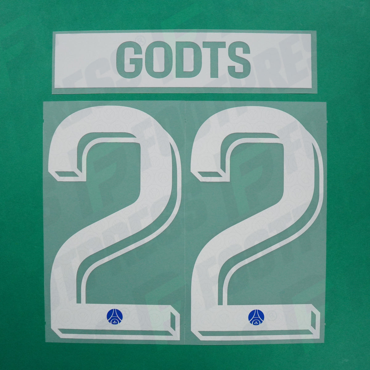 Flocage Officiel - Paris Saint-Germain, Godts, 2026/2027, Home LDC, Blanc
