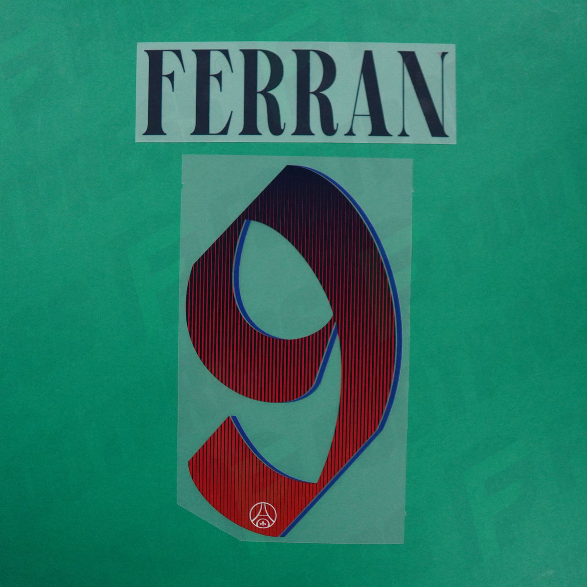 Flocage Officiel - Paris Saint-Germain, Ferran Torres, 2026/2027, Away LDC, Bleu foncé/Rouge