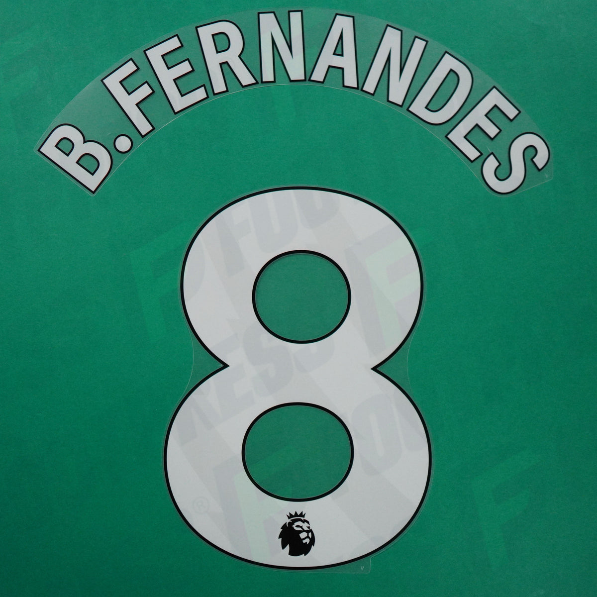Flocage Officiel - Manchester United, Bruno Fernandes, 2023-2027, Premier League, Blanc