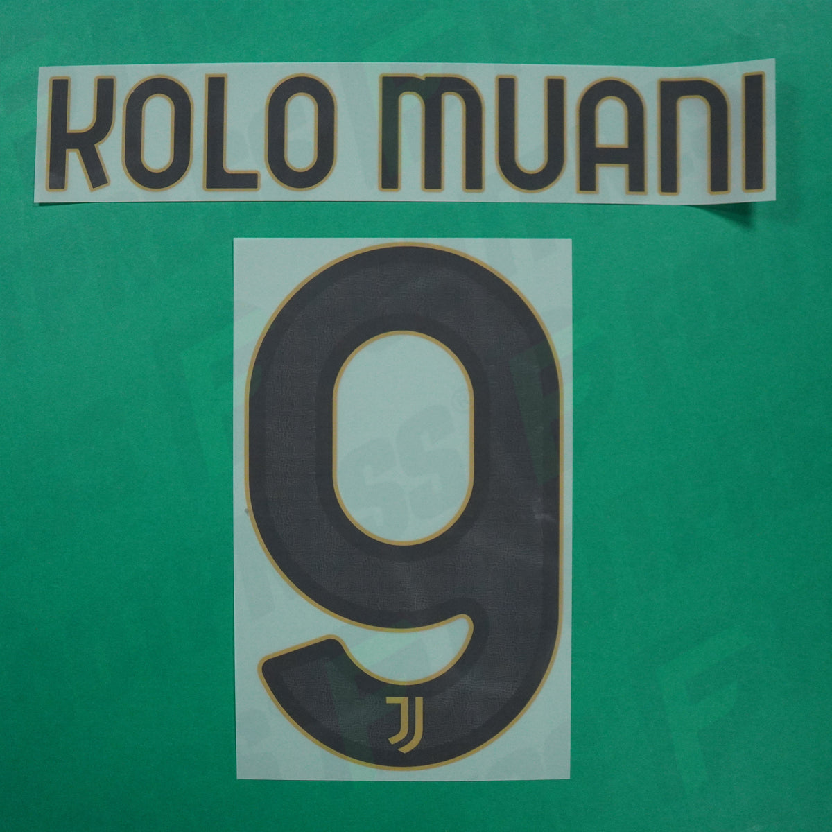 Flocage Officiel - Juventus, Kolo Muani, 2026/2027, Home, Noir/Doré