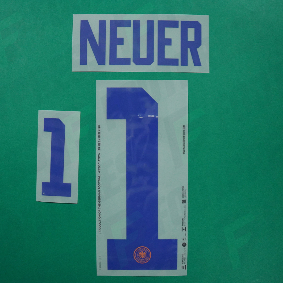 Flocage Officiel - Allemagne, Neuer, 2026, GK, Bleu