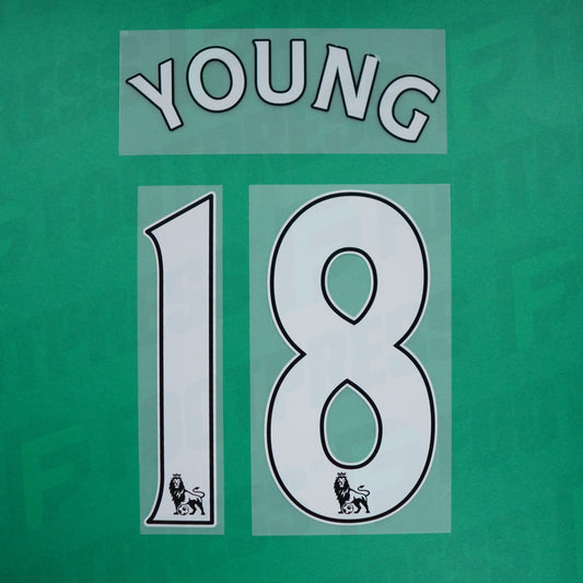 Official Nameset - Manchester United, Young, 2016/2017, Home, White