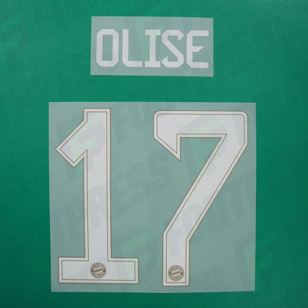 Flocage Officiel - Bayern Munich, Olise, 2026/2027, Home, Blanc/Doré