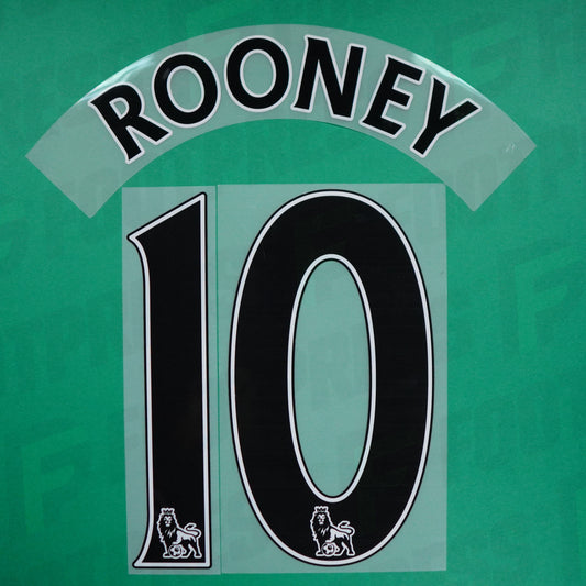 Flocage Officiel - Manchester United, Rooney, 2016/2017, Away, Noir