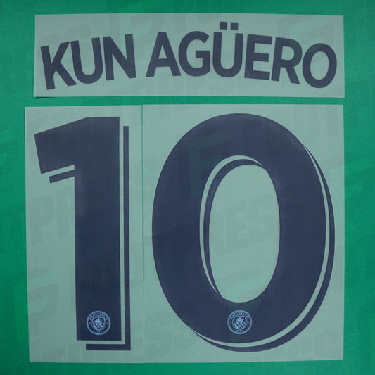 Rebaño Oficial - Manchester City, Agüero, 2016/2017, Local, Azul Oscuro