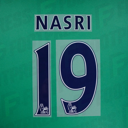 Flocado Oficial - Manchester City, Nasri, 2011/2012, Local, Azul,