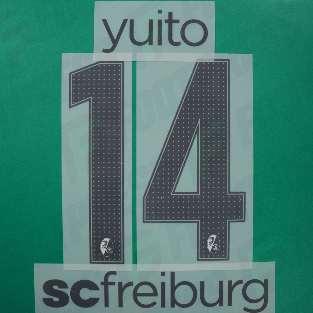 Flocage Officiel - SC Freiburg, Yuito, 2025/2026, Home, Noir