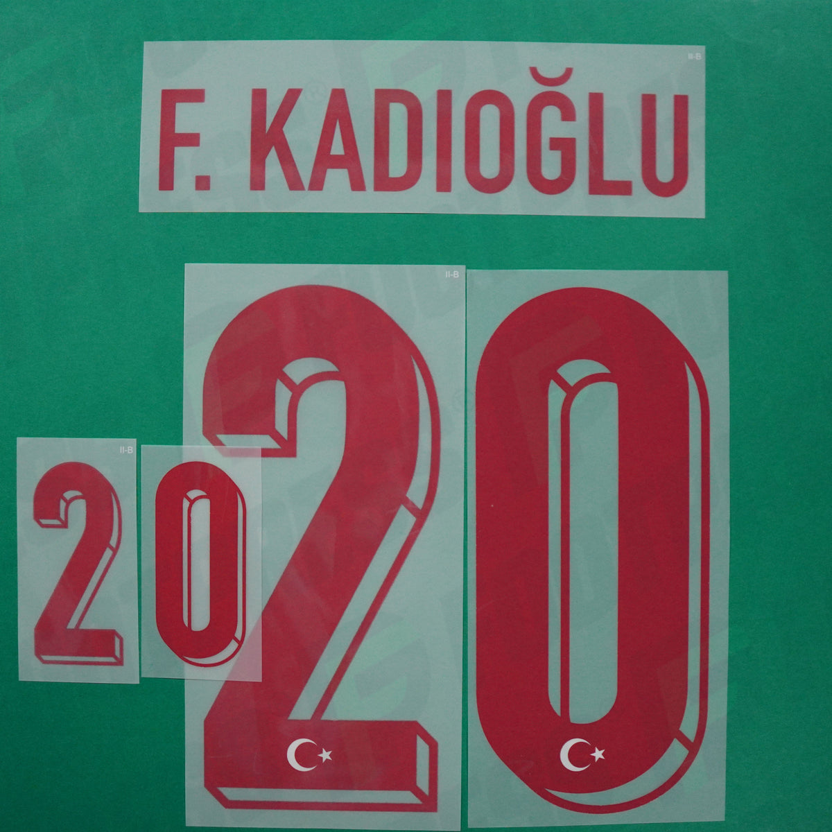 Flocage Officiel - Turquie, F. Kadıoğlu, 2026, Away, Rouge