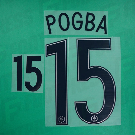 Flocado Oficial - Francia, Pogba, Eurocopa 2016, Visitante, Azul,