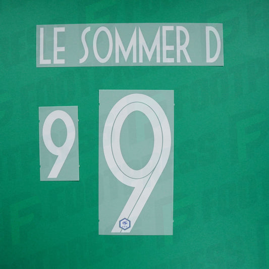 Flocado Oficial - Francia, Le Sommer, WC 2019, Visitante, Azul