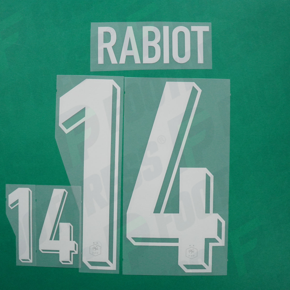 Flocage Officiel - France, Rabiot, 2024, Home, Blanc