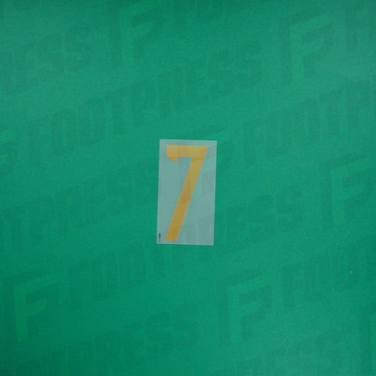 Flocado Oficial - Portugal, Pequeño Número 7, 2014, Dorado