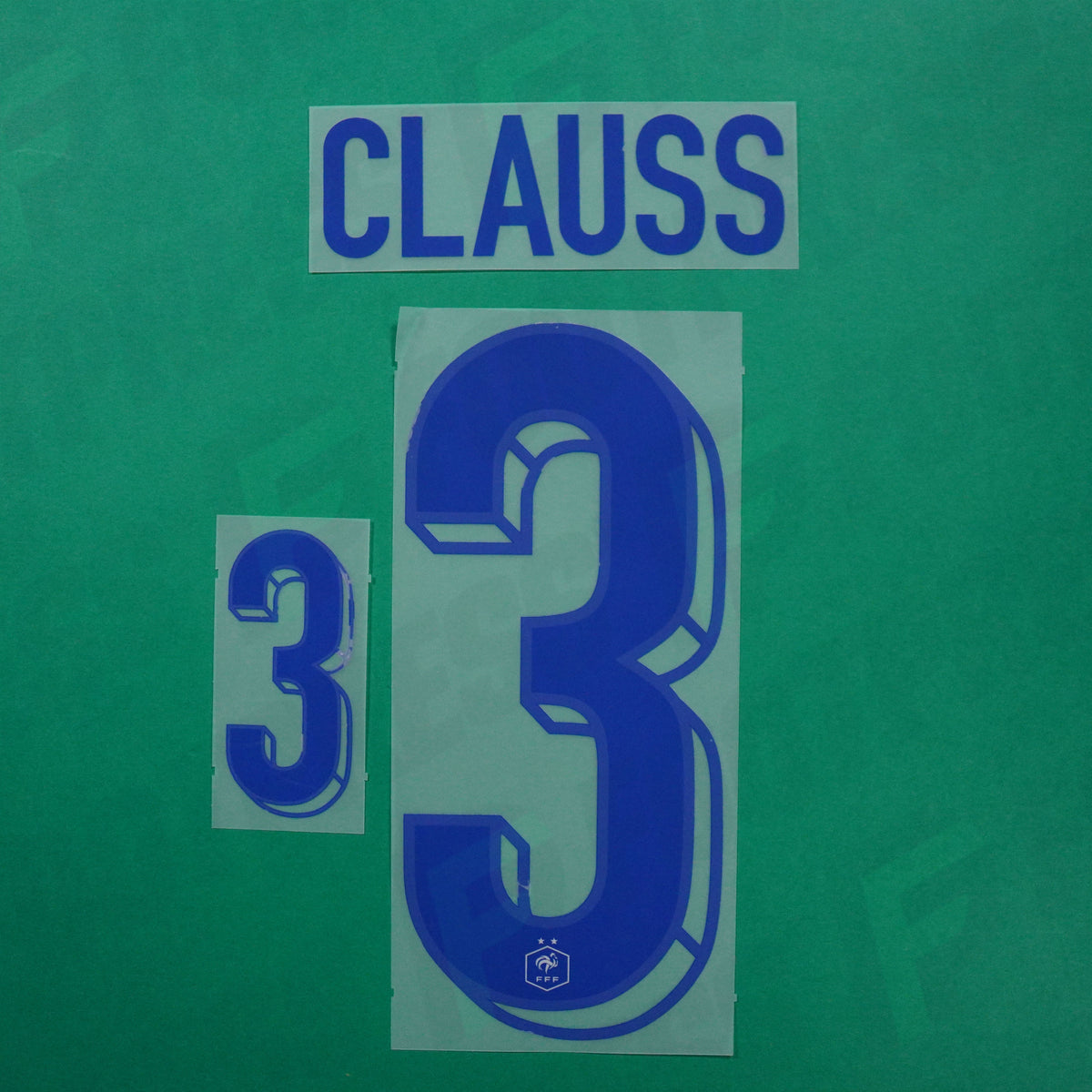 Flocage Officiel - France, Clauss 3, 2024, Away, Bleu